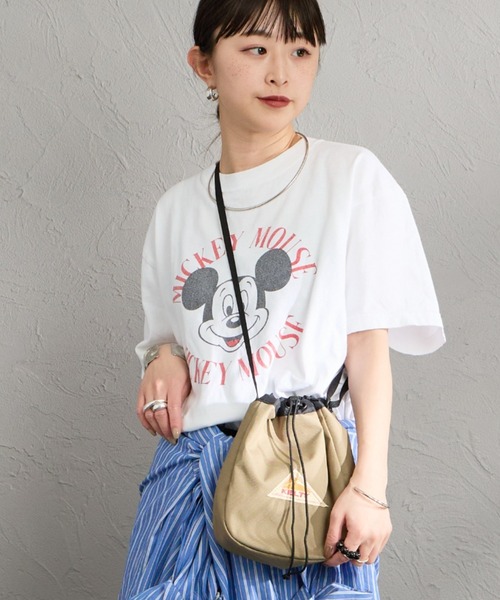 KELTY（ケルティ）の「[KELTY/ケルティ] ES 巾着 ショルダーバッグ（ショルダーバッグ・レディース・アニマル/ブラック/ベージュ/レオパード・ONE SIZE）」の3枚目の写真