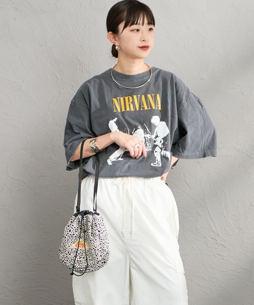 KELTY（ケルティ）の「[KELTY/ケルティ] ES 巾着 ショルダーバッグ（ショルダーバッグ・レディース・アニマル/ブラック/ベージュ/レオパード・ONE SIZE）」の7枚目の写真