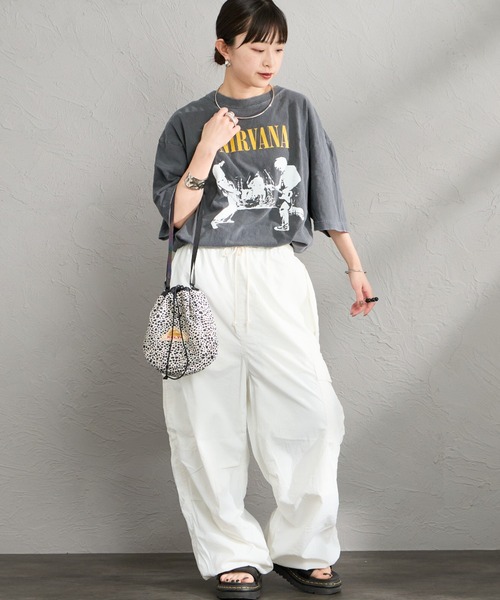 KELTY（ケルティ）の「[KELTY/ケルティ] ES 巾着 ショルダーバッグ（ショルダーバッグ・レディース・アニマル/ブラック/ベージュ/レオパード・ONE SIZE）」の8枚目の写真