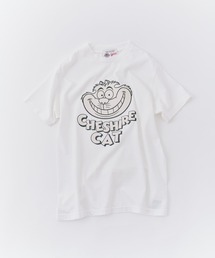 Disney（ディズニー）の「【 GOODWEAR / グッドウェア 】 Disney Vintage Collection CAT Tee Series CHESHIRE CAT TEE / 不思議の国のアリス　チェシャ猫　TEE（Tシャツ/カットソー）」