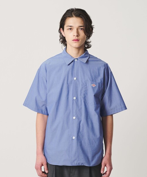DANTON(ダントン)の「<DANTON>ストライプ シャツ(シャツ/ブラウス・メンズ・ホワイト/コバルトブルー・42/40)」の20枚目の写真