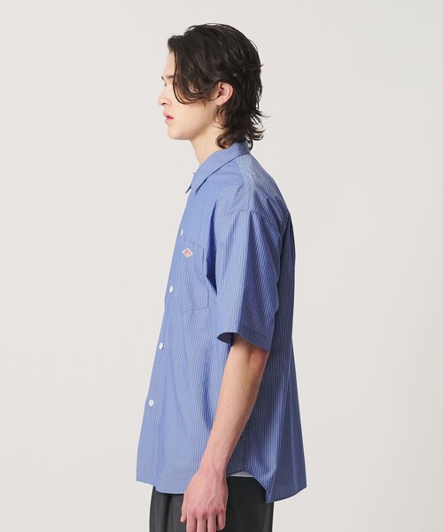 DANTON(ダントン)の「<DANTON>ストライプ シャツ(シャツ/ブラウス・メンズ・ホワイト/コバルトブルー・42/40)」の19枚目の写真