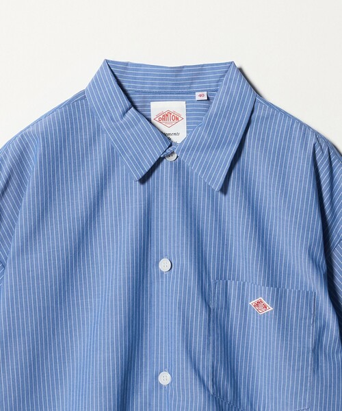 DANTON(ダントン)の「<DANTON>ストライプ シャツ(シャツ/ブラウス・メンズ・ホワイト/コバルトブルー・42/40)」の15枚目の写真