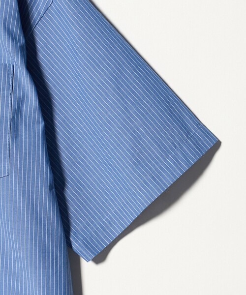 DANTON(ダントン)の「<DANTON>ストライプ シャツ(シャツ/ブラウス・メンズ・ホワイト/コバルトブルー・42/40)」の14枚目の写真