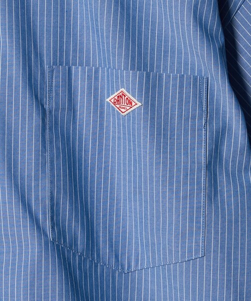 DANTON(ダントン)の「<DANTON>ストライプ シャツ(シャツ/ブラウス・メンズ・ホワイト/コバルトブルー・42/40)」の13枚目の写真