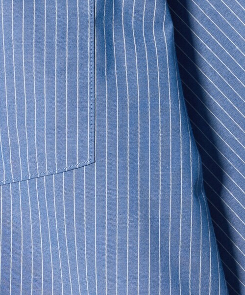 DANTON(ダントン)の「<DANTON>ストライプ シャツ(シャツ/ブラウス・メンズ・ホワイト/コバルトブルー・42/40)」の8枚目の写真