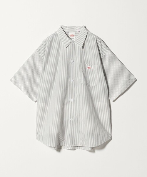 DANTON(ダントン)の「<DANTON>ストライプ シャツ(シャツ/ブラウス・メンズ・ホワイト/コバルトブルー・42/40)」の7枚目の写真
