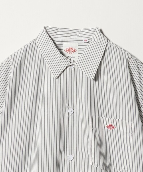 DANTON(ダントン)の「<DANTON>ストライプ シャツ(シャツ/ブラウス・メンズ・ホワイト/コバルトブルー・42/40)」の6枚目の写真