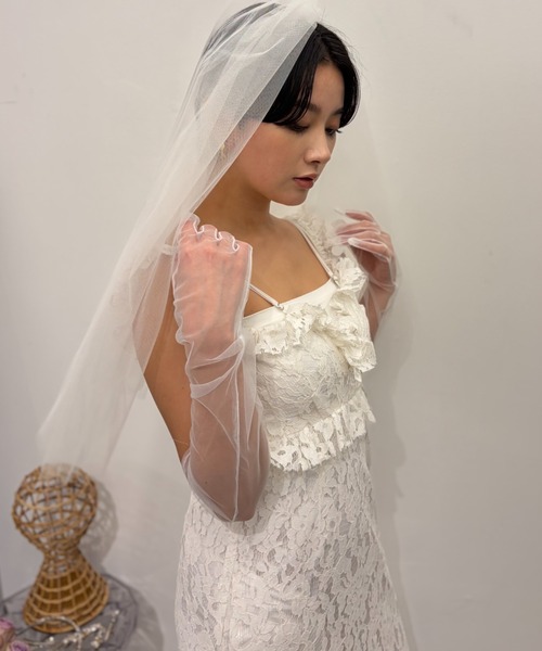 HONEY MI HONEY(ハニーミーハニー)の「lace off shoulder camisole one-piece(ワンピース・レディース・ブラック/コーラルピンク/ホワイト・FREE)」の22枚目の写真