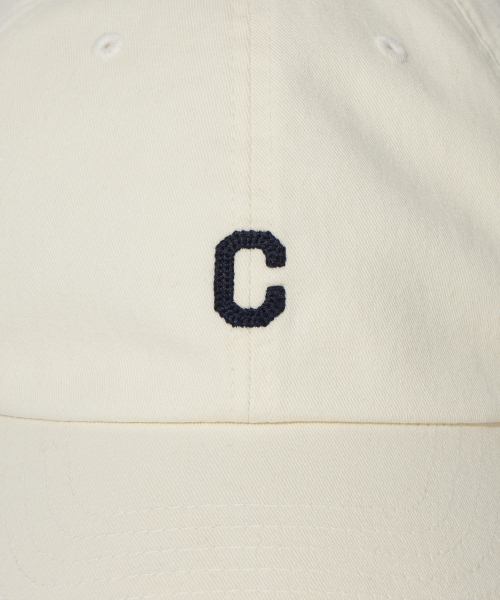 COVERNAT（カバーナット）の「スモールCロゴフラット刺繍スタンダードフィットボールキャップアイボリー（キャップ・レディース・その他・F）」の5枚目の写真