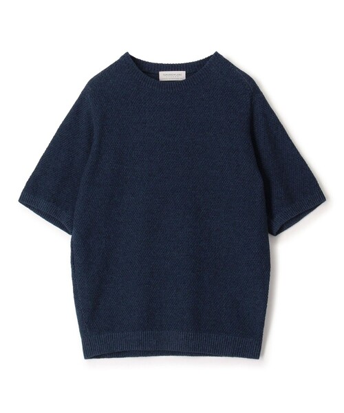 TOMORROWLAND tricot コットンリネン クルーネックプルオーバーニット