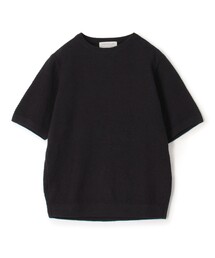 TOMORROWLAND tricot ギザコットン クルーネックプルオーバーニット
