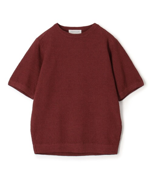 TOMORROWLAND tricot コットンリネン クルーネックプルオーバーニット
