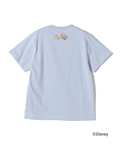 SHIPS Colors(シップス カラーズ)の「SHIPS Colors:〈洗濯機可能〉リンク ミッキー サーフ Tシャツ(Tシャツ/カットソー・レディース・ライトブルー/オフホワイト・ONE SIZE)」の15枚目の写真
