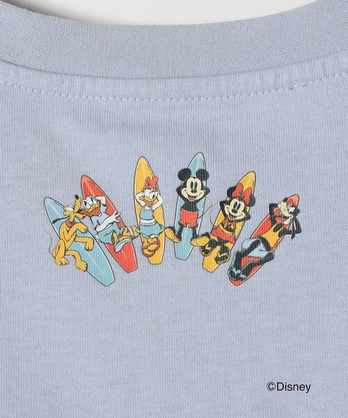 SHIPS Colors(シップス カラーズ)の「SHIPS Colors:〈洗濯機可能〉リンク ミッキー サーフ Tシャツ(Tシャツ/カットソー・レディース・ライトブルー/オフホワイト・ONE SIZE)」の19枚目の写真