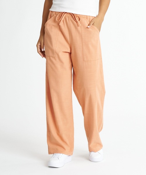 BILLABONG（ビラボン）の「BILLABONG ウィメンズ EASY LONG PANTS ロングパンツ 【2026年夏モデル】（その他パンツ・レディース・オレンジ系その他/パープル系その他/ブラック・MEDIUM/LARGE）」の3枚目の写真