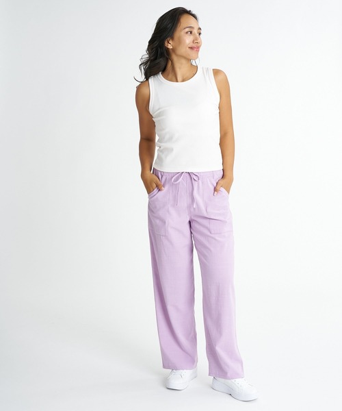 BILLABONG（ビラボン）の「BILLABONG ウィメンズ EASY LONG PANTS ロングパンツ 【2026年夏モデル】（その他パンツ・レディース・オレンジ系その他/パープル系その他/ブラック・MEDIUM/LARGE）」の11枚目の写真