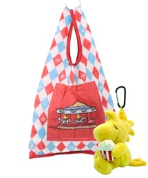PEANUTS/ピーナッツ 遊園地ウッドストック ぬいぐるみエコバッグ