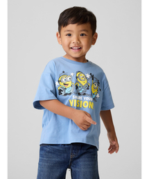 GAP（ギャップ）の「ミニオンズ オーバーサイズ グラフィックTシャツ (幼児・ベビー)（Tシャツ/カットソー）」