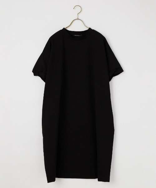 mizuiroind（ミズイロインド）の「[mizuiro ind/ミズイロインド] ロールスリーブ ワイドシルエットワンピース（ワンピース・レディース・グレイッシュベージュ/ネイビー/オフホワイト/ブラック・F）」の21枚目の写真