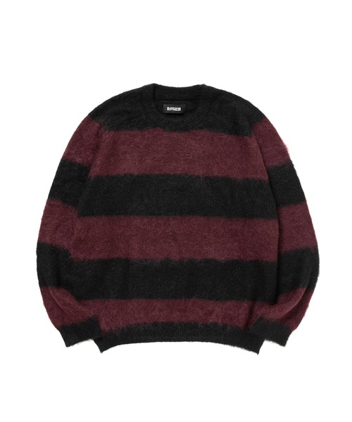 ROTTWEILER（ロットワイラー）の「BORDER KNIT（ニット/セーター・メンズ・レッド/ベージュ・S/M/L/XL）」の5枚目の写真