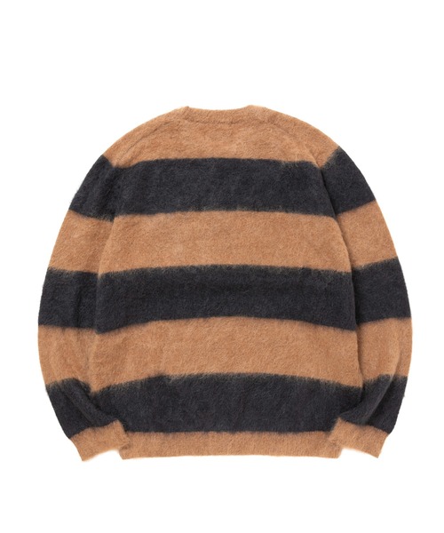 ROTTWEILER（ロットワイラー）の「BORDER KNIT（ニット/セーター・メンズ・レッド/ベージュ・S/M/L/XL）」の4枚目の写真