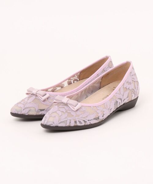 Bridget Birkin(ブリジットバーキン)の「【Bridget Birkin Walk】チュールレースウォーキングパンプス (55232B)(パンプス・レディース・ベージュ/パープル/グレー・23/23.5/24)」の10枚目の写真