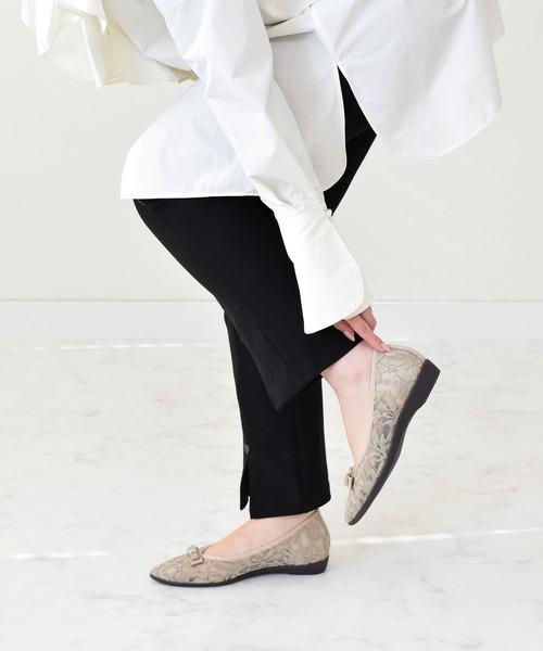 Bridget Birkin(ブリジットバーキン)の「【Bridget Birkin Walk】チュールレースウォーキングパンプス (55232B)(パンプス・レディース・ベージュ/パープル/グレー・23/23.5/24)」の4枚目の写真