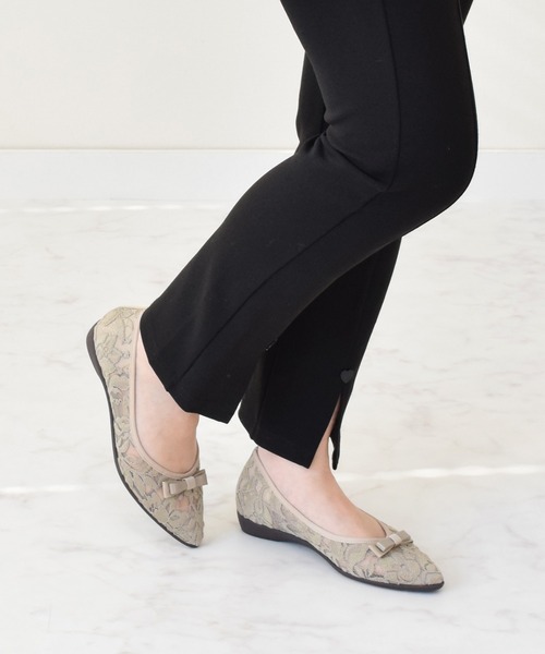 Bridget Birkin(ブリジットバーキン)の「【Bridget Birkin Walk】チュールレースウォーキングパンプス (55232B)(パンプス・レディース・ベージュ/パープル/グレー・23/23.5/24)」の5枚目の写真
