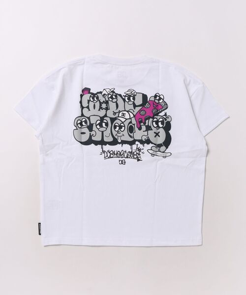 DC SHOES（ディーシーシューズ）の「DC Shoes キッズ 26 KD SK CREW Tシャツ 【2026年夏モデル】（Tシャツ/カットソー・キッズ・ホワイト/ブラック/マルチ・120/130/140/150/160）」の5枚目の写真