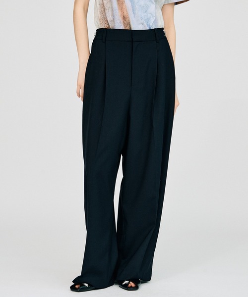 PRANK PROJECT(プランクプロジェクト)の「【2026Summer Pre-Order】ライトウールパンツ / Light Wool Pants(その他パンツ・レディース・ネイビー/ブルー/レッド・36/38)」の15枚目の写真