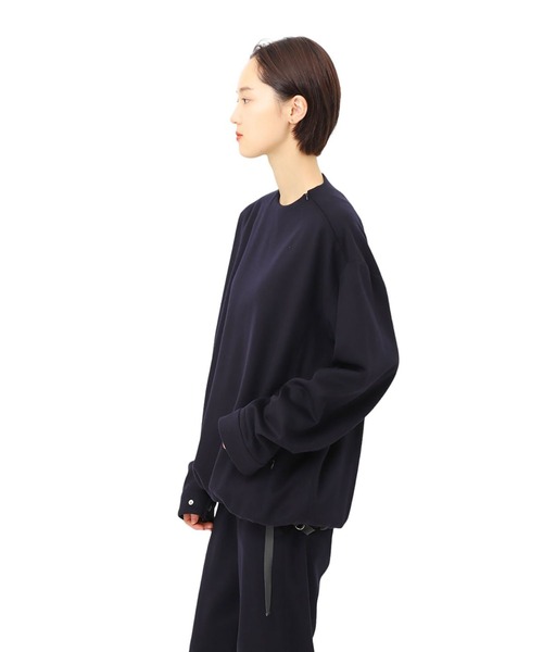 seya.（セヤ）の「seya. / セヤ：【レディース】TRACK PULLOVER：SG06248F109[ANN]（Tシャツ/カットソー・レディース・ブラック・1）」の10枚目の写真