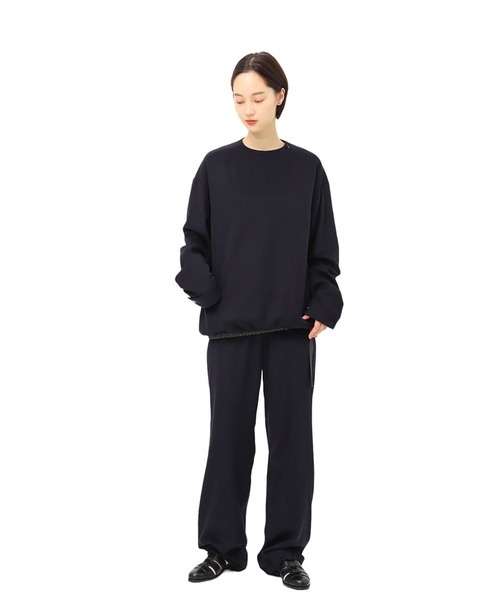 seya.（セヤ）の「seya. / セヤ：【レディース】TRACK PULLOVER：SG06248F109[ANN]（Tシャツ/カットソー・レディース・ブラック・1）」の12枚目の写真