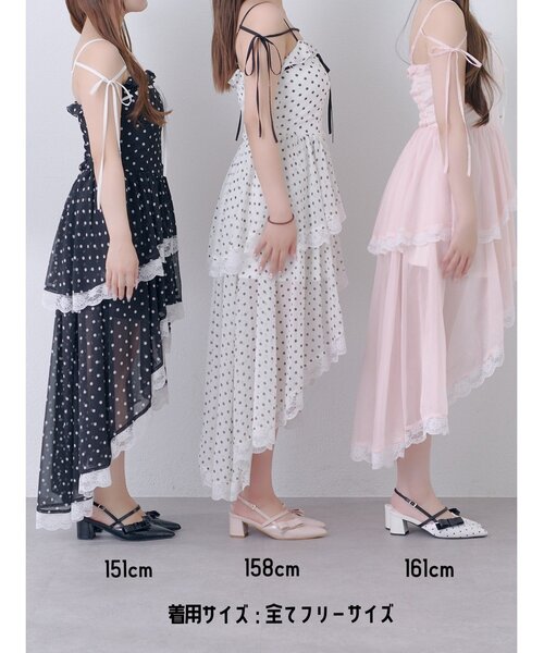 セール】【Belle Charme】Chiffon Tiered Onepiece（ワンピース