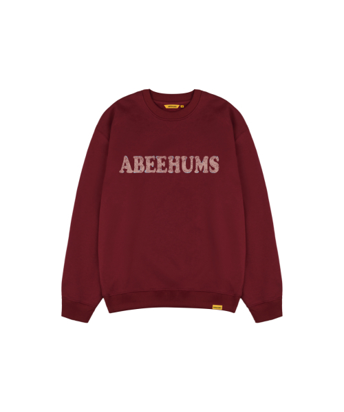 ABEEHUMS（アビハムズ）の「ヴィンテージロゴスウェットシャツ ABH357-111 バーガンディ（スウェット・レディース・バーガンディー・SMALL/MEDIUM）」の2枚目の写真