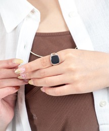 TOM WOOD（トムウッド）の「TOM WOOD oval satin ring トムウッド