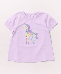 HAKKA BABY | [ベビー]ユニコーン／リンゴプリントチュニックTシャツ(Tシャツ/カットソー)