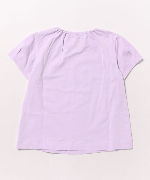 HAKKA BABY（ハッカベビー）の「[ベビー]ユニコーン／リンゴプリントチュニックTシャツ（Tシャツ/カットソー・キッズ・サックスブルー/パープル・L）」の3枚目の写真