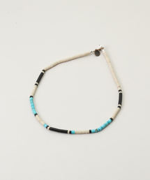 FRAMeWORK | MIKIA/ミキア 別注fossiljasper/turquoise ネックレス40(ネックレス)