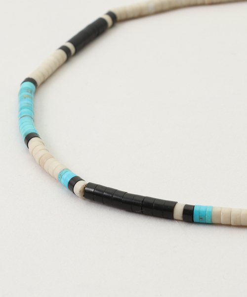 FRAMeWORK(フレームワーク)の「MIKIA/ミキア 別注fossiljasper/turquoise ネックレス40(ネックレス・レディース・ホワイト・FREE)」の6枚目の写真