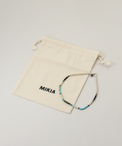 FRAMeWORK(フレームワーク)の「MIKIA/ミキア 別注fossiljasper/turquoise ネックレス40(ネックレス・レディース・ホワイト・FREE)」の7枚目の写真