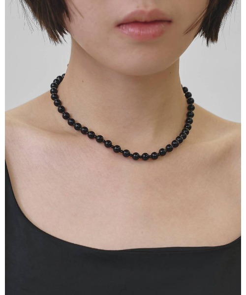 TODAYFUL(トゥデイフル)の「Orb Stone Choker 12610907(ネックレス・レディース・ブラック・FREE)」の1枚目の写真