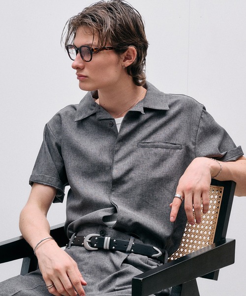Function Linen Like Shirt — рубашка из ткани «как лен»