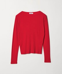 EMMEL REFINES | <EMMEL REFINES>EM テレコ ボートネック プルオーバー(Tシャツ/カットソー)
