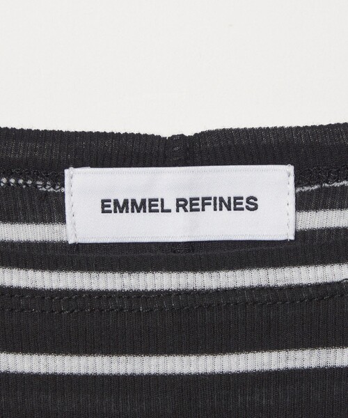 EMMEL REFINES(エメルリファインズ)の「<EMMEL REFINES>EM テレコ ボートネック プルオーバー(Tシャツ/カットソー・レディース・レッド/ライトブルー/ホワイト/その他1・FREE)」の15枚目の写真