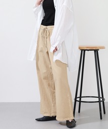 OMNES Another Edition 製品染めコットンイージーパンツ