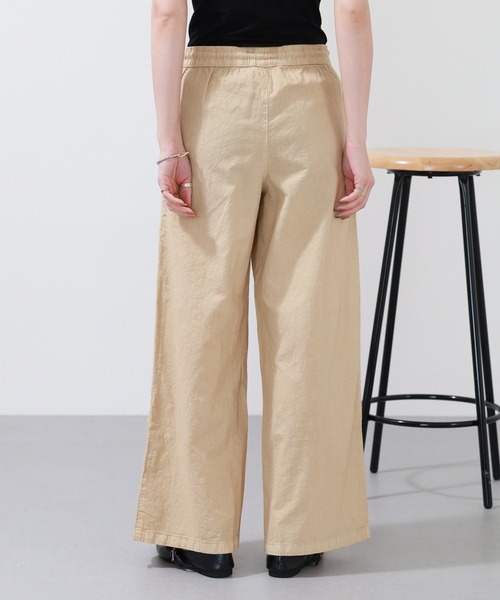 OMNES（オムネス）の「OMNES Another Edition 製品染めコットンイージーパンツ（その他パンツ・レディース・ベージュ/ミント・WOMENS M）」の6枚目の写真