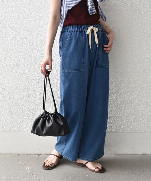 SHIPS Colors(シップス カラーズ)の「SHIPS Colors:3WAY 巾着 バッグ◆(ショルダーバッグ・レディース・ブラック/レッド/ブラウン・ONE SIZE)」の21枚目の写真
