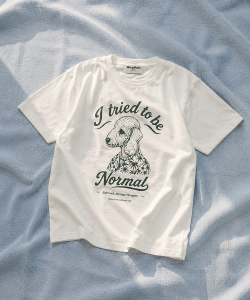MERRYMOTIVE（メリーモチーブ）の「Bedlington terrier dog t-shirts（Tシャツ/カットソー・レディース・その他・FREE）」の3枚目の写真