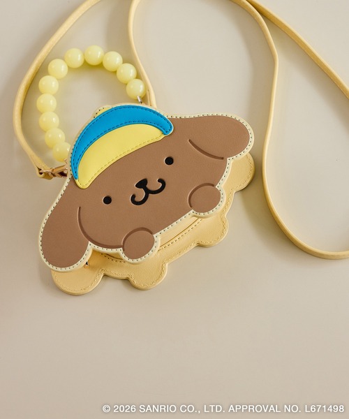 ROPE' PICNIC(ロペピクニック)の「【サンリオキャラクターズ×ROPE' PICNIC】フェイスモチーフショルダーミニバッグ(ショルダーバッグ・レディース・ホワイト系その他/ラベンダー/ピンク系その他2/ブルー系その他4/イエロー系その他・FREE)」の5枚目の写真